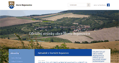 Desktop Screenshot of hornibojanovice.cz